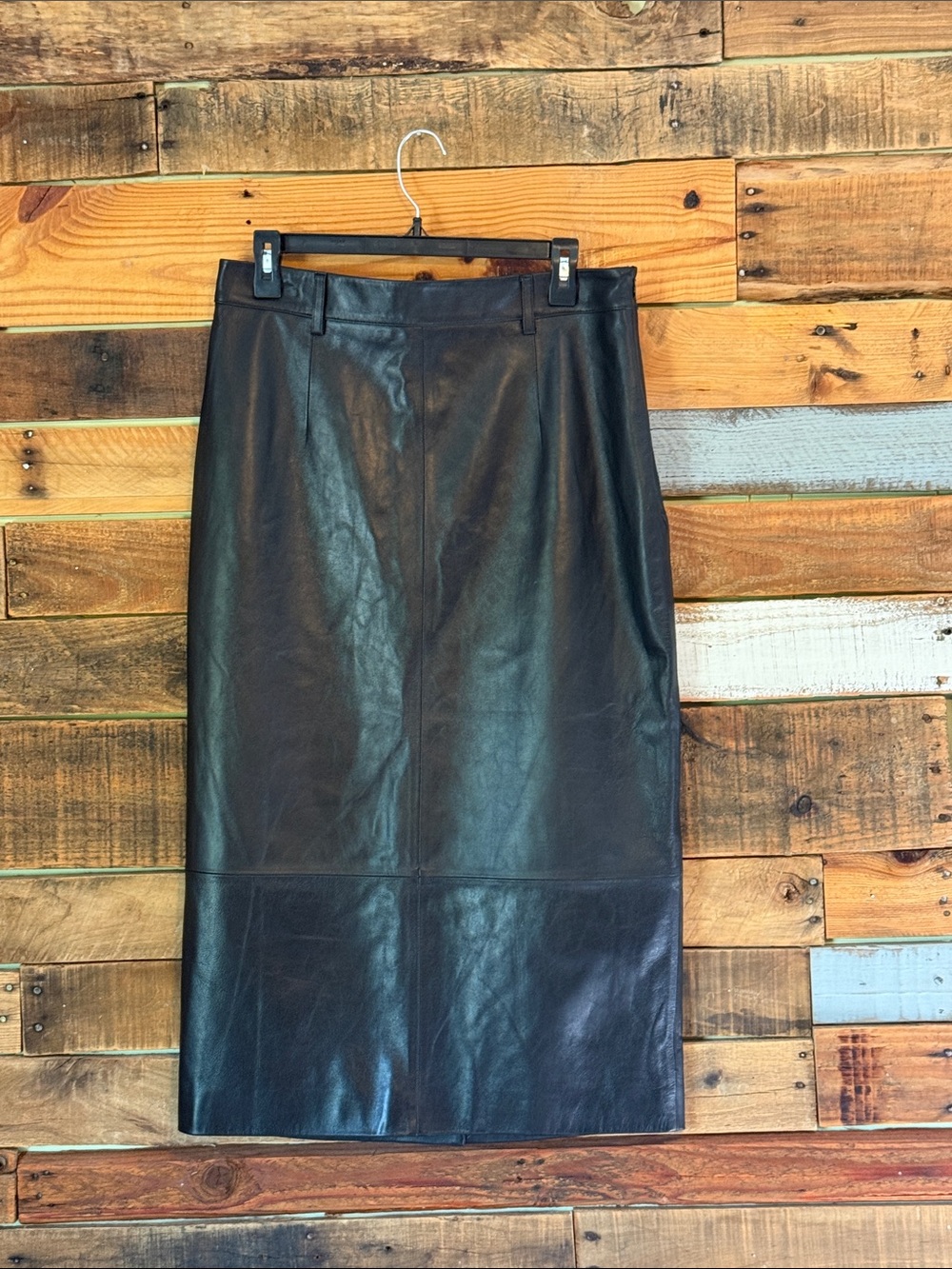 Nwt Antonio Melani Gisele Leather Pencil Skirt — image 2 of 7
